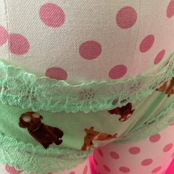 PINK Victoria’s Secret Puppy Dog Sunglasses Panty Size Extra Large VsPink NWT - Picture 9 of 11